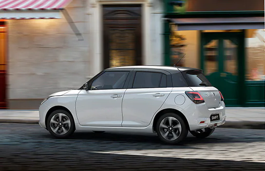 Stražnji pogled na Suzuki Swift