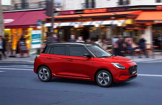 Bočni profil modela Suzuki Swift